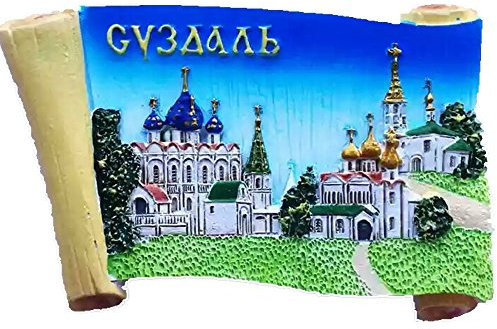 Russland Kühlschrankmagnet, 3D-Harz-Kollektion, Reise-Souvenir, Touristengeschenk, Heim- und Küchendekoration, Kühlschrank-Magnet-Aufkleber
