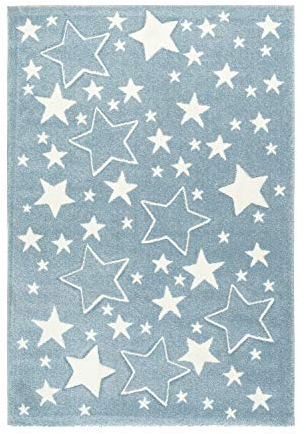 SchoenesWohnen24 Teppich Australia - Tamworth Blau 80cm x 150cm