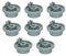 LUTH Premium Profi Parts 8 basket rolls for dishwasher lower basket Bosch Siemens 165314 Küppersbusch 426483