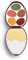 I Heart Revolution - Palette di ombretti - Face And Shadow Palette - Easter Egg - Chocolate
