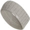 adidas Women's Holiday Shine Knit Headband, Heather Grey/Grey/Silver Metallic, One Size