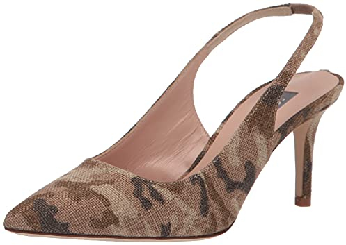 Sarah Jessica Parker Damen Simplicity Pumps, Camo Leinen, 36 EU