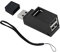 QIANRENON 1 to 3 Port USB 2.0 Expansion Splitter Hub USB Male to 3 Female 90 Degree Splitter Portable Powered by Data Transmission Add Usb Port, Black