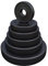 GORILLA SPORTS® Olympia Hantelscheiben - 1,25-30 kg Gewichte, Einzeln/Set, 50/51 mm Bohrung, aus Kunststoff - Hantelscheiben-Set, Hanteln Set, Gewichtsscheiben, Olympiascheiben (2,5 kg (2x1,25))
