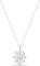 Einzelstück® Daisy Halskette mit Gänseblümchen Anhänger in 925 Sterling Silber vergoldet - Antiallergen & Nickelfrei