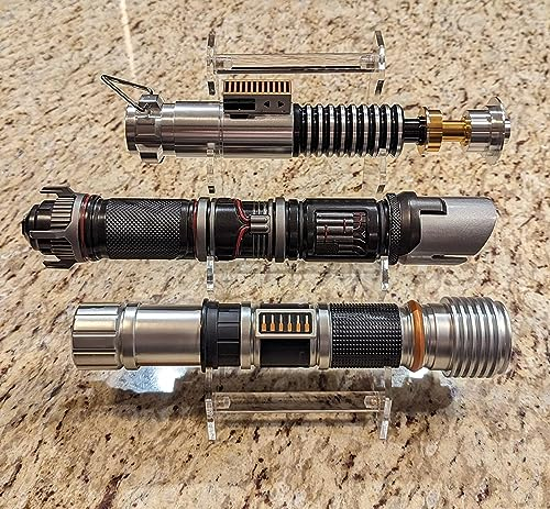 WANLIAN Lightsaber Acrylic Desktop Display Stand Fixer Decorative Collection (Transparent)