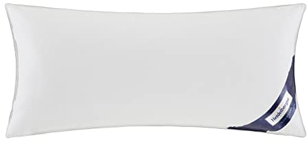 Heidelberger Bettwaren Kissen 80x40 cm | 3-Kammer-Kopfkissen mit Gänsedaunen und Federn | atmungsaktiv, hautfreundlich, hypoallergen für Seitenschläfer | Serie Norwegen