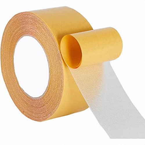 MHsons 20m Carpet Gripper Double Sided Adhesive Tape Multi Purpose Fibre Glass Tape -Bonds to Almost Anything for Home and Professional Use (5cm x 20m)