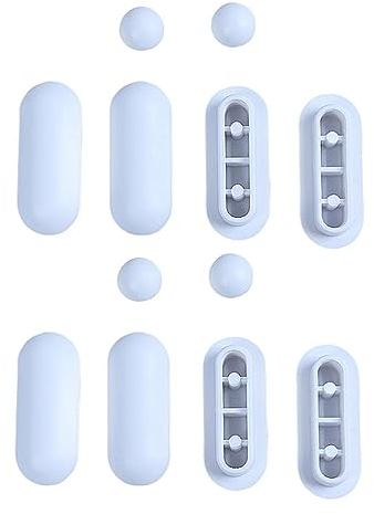 LJFEA 12 Pezzi Set Gommini per copriwater Originale, Paracolpi per Sedili WC,Paracolpi in Plastica per Copriwater,Paraurti del Sedile del Water Universale per Tampone Anti-Rumore del Sedile del Water