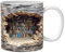 Usper 3D Bücherregal Tasse, Keramik Bücherregal Kaffeetasse, Kreatives Raumdesign 3D Effekt Buchtasse Bibliothek Regal Tasse Buch Club Keramik Tasse Geschenk für Buchleser/Liebhaber