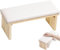 Cojín De Reposo De Manicura De Madera De Madera para Herramienta De Manicura del Brazo Manicura Herramienta De Mano del Brazo Palma del Brazo Almohada De Cuero PU