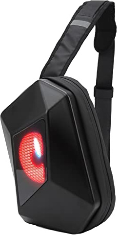 Aramox Mochila LED, Mochila con Pantalla LED con Control de APLICACIÓN Correa de Hombro Ajustable Impermeable Bolsa de Viaje Universal USB 5V