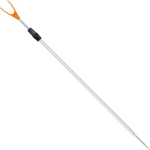 Balzer Teleskop Alu Rutenhalter mit Stahlspitze für harte Böden (bis 130 cm Länge)