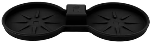 Alfombrilla de Inserción para Portavasos, Alfombrilla para Portavasos de Consola Central, Aspecto Delicado, Fácil Instalación, Silicona Confiable, Resistente Al Agua para el