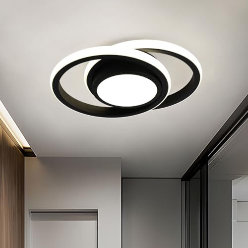 JDONG LED Deckenlampe Ø 30CM Deckenleuchte 4000K Neutralweiß 24W Rundes Design Flurlampe,Energieeffiziente LED für Schlafzimmer, Treppe,Gang, Küche, Flur & Balkon