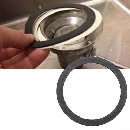 High Performance Rubber Gaskets for Sink Strainers 5 Pack Seal Rings Designed for 3 1/2 Inch Installations
