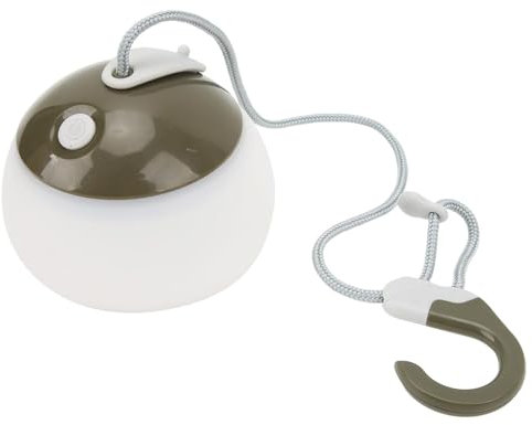 Gerbala LED-Campinglampe, 320 Lumen, 3 Lichtmodi, Silcone Outdoor Light, Notfall-Powerbank, IPX5 wasserdicht LED Camping USB C Wiederaufladbares Lamp-Nachtlicht für Wandern, Notfall, Dekoration