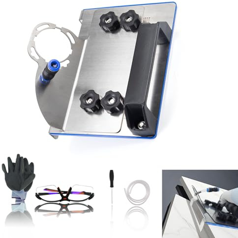 Winkelschleifer Ständer Für 45°-Fasenschneiden Von Fliesen，Winkelschleifer halterung für Typ 100,Trennständer für winkelschleifer,Zubehör mit Schutzbrille, Schraubendreher, Handschuhe,etc