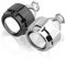 SJHFKDK Angel Eyes, Angel Eyes Led 2Pcs Mini Bi Xenon HID Projector Headlight Lenses 2.5 inch Retrofit Fit use for H4 H7 H11 9005 H8 Car Head Lamp Gating(2pcs LHD Black)