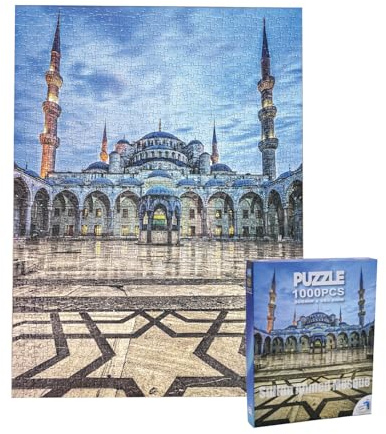 Universal Castle 1000-Teile Puzzle für Erwachsene - Sultan-Ahmed-Moschee in Istanbul, Meisterwerk der Osmanischen Architektur als Wanddekoration (Sultan Ahmed Mosque, Istanbul Turkey)