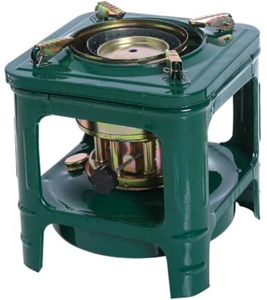 Lawnoval Réchaud à huile portable à 8 mèches pour camping et randonnée, 700 ml, vert