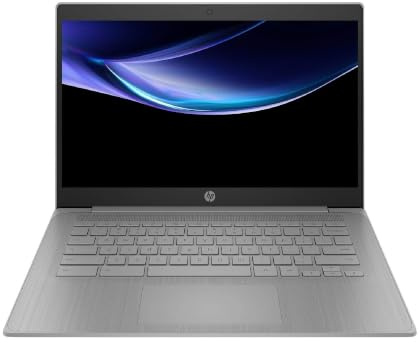 HP Chromebook 14a-ne1000sfx Ordinateur Portable 14 HD, PC Portable (Celeron N4500, RAM 4 Go, eMMC 64 Go, Intel UHD Graphics, ChromeOS), Laptop Gris, Clavier AZERTY