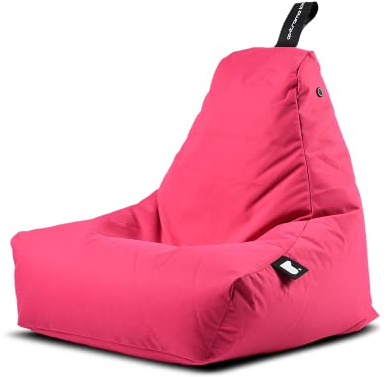 Extreme Lounging Bean Bag Chair : Mini : Outdoor : Premium Quality : Shower Proof : Durable : Pink