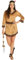 tectake dressforfun Frauenkostüm Indianerin Apachin | Kleid + Gürtel & Haarband mit Federn | Indianer Cowboy Verkleidung (S | Nr. 300626)