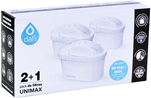 Dafi Unimax Filter Pack 2 + 1 (Kompatibel mit Brita Maxtra)