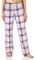 Amazon Essentials Pantalon de Pyjama en Popeline Femme, Rose Écossais, XXL