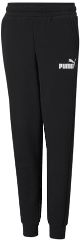 PUMA ESS Logo Pants FL cl B, Jungen Gestrickte Hosen, Puma Black, 586973 152