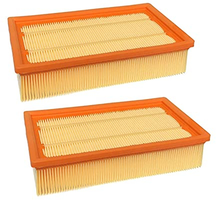 Filtre de nettoyage domestique pour aspirateur Karcher KM 70/30 NT20/1 NT30/1 Ap NT35/1 NT361NT 35 ECO NT 40/1 Ap NT 50/1 NT 561 NT 611 Eco (couleur : KAR NT35 FT 1PK) (couleur : ar Nt35 Lot de 2