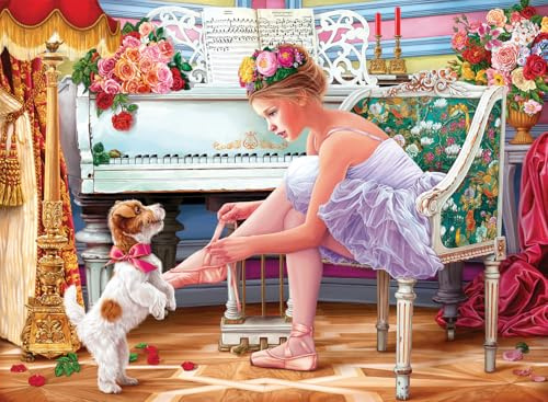 Anatolian Puzzle - Ballerina and her Puppy, 1000 Piece Jigsaw Puzzle, #1115