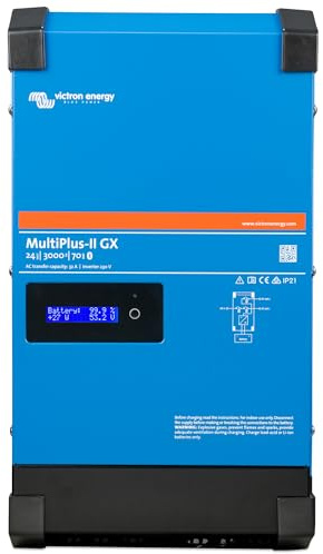 Victron Energy MultiPlus-II GX Inverter Charger 70A Battery 3000VA 24V 230V | Pure Sine Wave Inverter Charger
