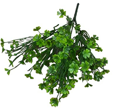 Künstliche Klee Büsche Kunststoff Gefälschte Grün Pflanze Künstliche Landschaftsgestaltung Sträucher Vase Füller Für Party Hochzeit Indoor Außen Wohnkultur Grün