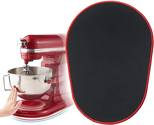 Blender Mixer Slider Mat Mixer Mover for Kitchen Aid Stand Mixer Artisan Tilt-Head Mixer, Classic (Red Edge 5L-8L)