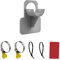 LYEAA Juego de soporte de tubería de piscina, soporte de fijación de tubería de piscina de plástico para piscina Intex sobre el suelo, soporte de montaje de salida de manguera de 30-38 mm con