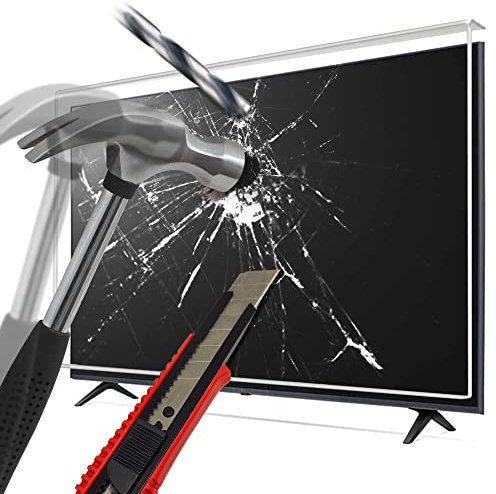 LEYF Salvaschermo TV 165 (65 Pollici) - Sospeso e Fisso - Protezione Anti Danno - Pellicola per Televisori LCD, LED, OLED 4K e QLED HDTV - Proteggi Schermo