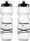 GIFUBOWA Fahrrad-Wasserflaschen, 750 ml, MTB-Road-Mountain-Flasche, zum Quetschen, BPA-frei, wiederverwendbar, für Fahrrad/Outdoor/Sport/Radfahren/Laufen, 2 Stück, Weiß
