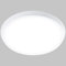 HOMCOM LED Deckenlampe Dimmbare Deckenleuchte, 35W Hintergrundbeleuchtung Runde Deckenbeleuchtung mit WiFi Kontrolle und Fernbedienung für Wohnzimmer Badezimmer Ø30 x 3,2H cm