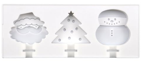 UPKOCH Weihnachtsbaum Eisformen Aus Lebensmittelechtem Silikon Wiederverwendbare Stieleisform FüR Eis Am Stiel Eisformen FüR Diy Eiscreme Schokolade Und Gefrorenen Joghurt 7.8X2 Zoll