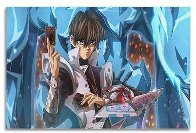 VZRSQZK Yu-Gi-Oh! Seto Kaiba-Poster, dekoratives Gemälde, Leinwand-Wandposter und Kunstdruck, modernes Familienschlafzimmer-Dekor-Poster, 20 x 30 cm