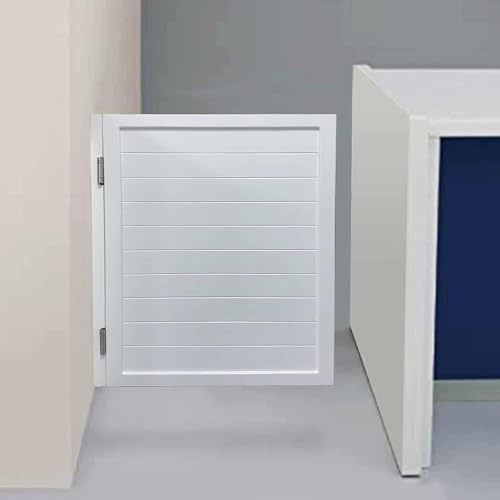 ErModa GYJ Porta a Battente Bianca per Caffè, Saloon, Controsoffitto, Bar e Bagno - Moderna Porta Oscillante (Dimensioni: W60cmxH90cm)