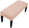 Lollanda Universal-Bezug für Esszimmer-Bank, Stretch Dining Bench Cover, Elastische Stretch Husse für Hotel, Bankett, Restaurant, Wohnzimmer, Schlafzimmer (Khakifarbe)