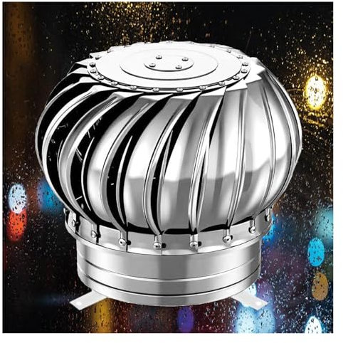 FENGZEQUAN Acero Inoxidable Sombrero De Chimenea, Sombrero Extractor De Humos Giratorio,Sombrero para Chimenea y Estufas Extractor Humos Giratorio,hilandero de Capucha Anti Tiro (Size : 150mm/5.91in)