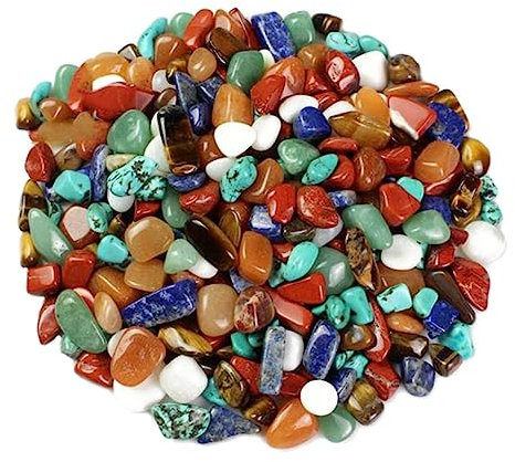 Didiseaon 1 Acuario De Cristal Decoraciones De Pecera Vidrio Natural Niños Aprendiendo Piedra Natural Ojo De Tigre Grava De Pecera Turquesa Grava De Vidrio Rocas De Ágata Cristal