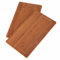 SIDCO Herd Abdeckplatte 2 x Bambus dunkel Herdabdeckung Abdeckplatte Schneidebrett Holz