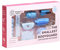 ProtectMe,Teddy! Selbstverteidigung Schlüsselanhänger mit Pfefferspray FULL SET 8pcs Kubotan, Alarm, Autonotfallhammer, VEGAN Geldbörse, PomPom, BLUE DAISY Self Defense Keychain (Blue Daisy, Full Set)