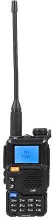 Emisora de Radio portátil VHF/UHF PNI P18UV, dualband, 144-146MHz y 430-440MHz, 200CH, VOX, Scan, Radio FM, Li-Ion 2200 mAh