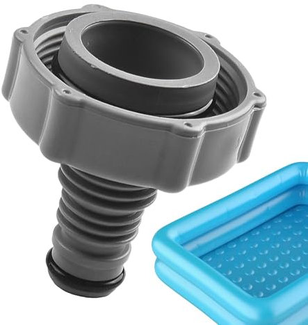 Raccord de vidange de piscine – Adaptateur de connecteur de vidange de piscine | Adaptateur de connecteur de rechange | Construction robuste pour piscines enterrées avec un cadre